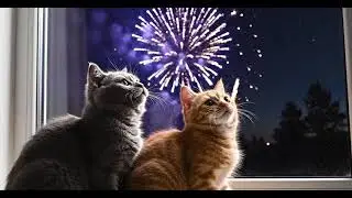 You Won&rsquo;t Believe How These Cats React to New Year Fireworks 😲🎆