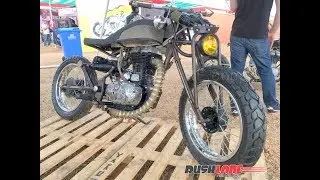 Royal Enfield Custom Built Bike at India Bike Week 2017