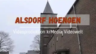 4K - Alsdorf Hoengen H&ouml;ngen unserere Heimat - Kirche St. Cornelius - Dreieck - Feuerwehr - Berti