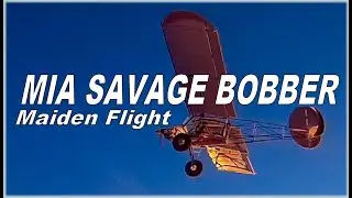 MIA PIPER LITE - SAVAGE BOBBER - RC ULTRALIGHT MAIDEN FLIGHT 2022