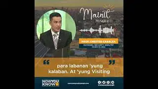 'Yung Enhance Defense Cooperation Agreement, napirmahan yan noong time ni President Aquino,