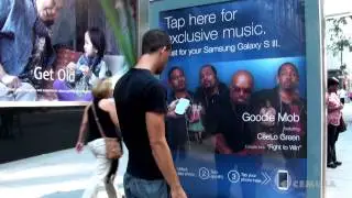 Samsung NFC Ad Campaign - Cemusa NYC Bus Shelters
