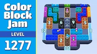 Color Block Jam Level 1277 (1278) | Every Puzzle Solved! 🎯