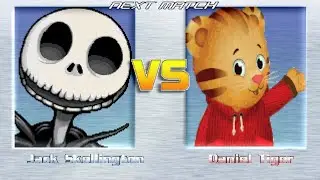 M.U.G.E.N BATTLES | Jack Skellington vs Daniel Tiger