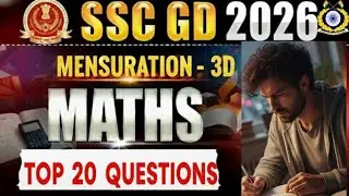!!🫵MENSURATION🫵!!🔥 SSC GD 2026 EXAM🔥 TOP-20 QUESTION #ssc #sscgd2026 #rwa 