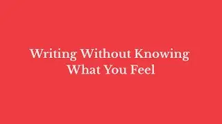 Day 3/365 of Journaling one page a day for mental health | Writing Without Knowing What You Feel
