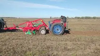 т-150 двигун MAN D0826 і посівний комплекс: дискова agro-masz  і сівалка СЗ 3.0