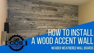 How to install a wood accent wall - Weaber Weathered Wall Boards