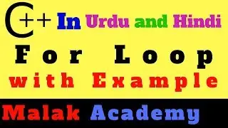 for loop with Example in C++