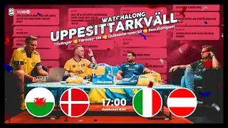 EM2020 Wales v Danmark & Italien v &Ouml;sterrike | Uppesittarkv&auml;ll med Eurotalk