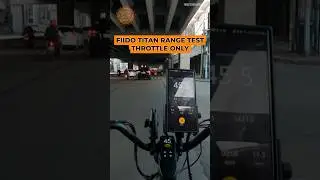 Fiido Titan Range Test Throttle only #ebike #fiido #fiidotitan #travelvlog #travel #viralvideo