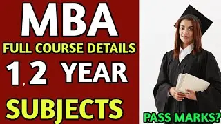 MBA Course Full details explanation in telugu|Mba subjects and pass marks latest video|bhuwantv