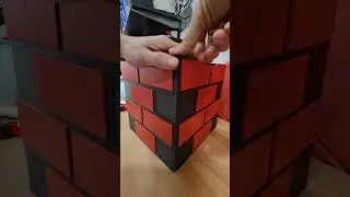 I made a Super Mario Bros Brick Storage Box