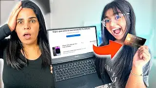 COMPREI TUDO QUE CONSEGUI ON-LINE COM O CARTÃO DE CRÉDITO DA MINHA MÃE!