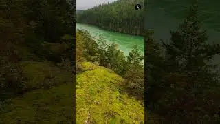 🎥 DJI Avata FPV fly over Deception Pass shoreline | Winter cinematic coastline