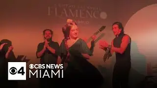 CBS Miami's Mike Cugno gets a lesson in the Spanish dance of Flamenco