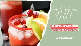 Simple Christmas Holiday Drink