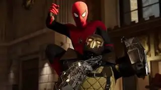 Marvel's Spider-Man : Shocker  Boss  Fight (Far from home suit)  #Spider-ManPS4
