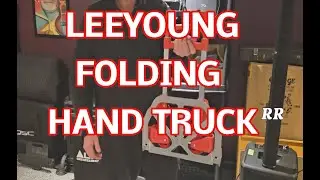 Leeyoung Folding Hand Truck Dolly with Telescoping Handle