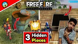 Top 3 New Secret Hiding Places In Free Fire // Techno BanDa
