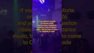 La Sala Del Perreo Dembow  Reggaeton Party  Jan 9 at CideBar Astoria  #shorts