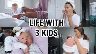 LIFE WITH 3 KIDS | Newborn, Toddler, & Preschooler