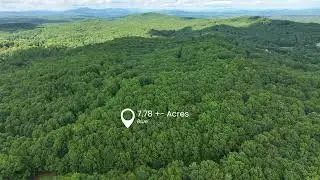 Unrestricted Land For Sale in Blue Ridge, GA | 7.78 Acres+- #blueridgega