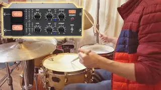 Mystery Magicians M808A Dual Channel Tube Microphone Preamp Drums Overhead Demo With Colin Woodford