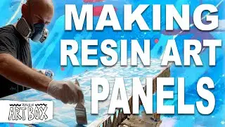 RESIN ART PANEL MAKING: How I make my resin art panels