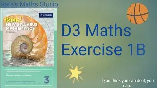 D3 Maths O Level & IGCSE | step by step Explanation 