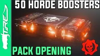 EASY LEGENDARIES? - Gears of War 4 Gear Packs Opening - 50 HORDE BOOSTER PACKS (GoW 4 Gear Packs)