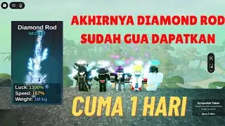 Finally I got a Diamond Rod in 1 day, this is a fast way to get a diamond rod | Fish It Roblox