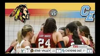 Wyoming 4A State Volleyball: Star Valley(WY) Coverage vs. Cheyenne East- Audio Only