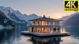 Swiss Alps Luxury Villa That Floats on Water!