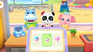बच्चों की Cute Candy 🍭 Shop Game | Baby Panda Ice Cream | Kids Cartoon Gameplay