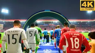 UEFA CHAMPIONS LEAGUE - UNION BERLIN VS REAL MADRID  - GROUP STAGE AWAY MATCH GAMEPLAY