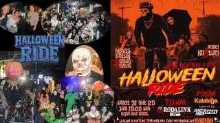 Halloween Ride, Rodalink Salatiga + Kalatiga + Selow Aja Sih #lastfridayride #chopper #scream #nr