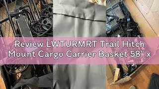 Review LWTURMRT Trail Hitch Mount Cargo Carrier Basket 58