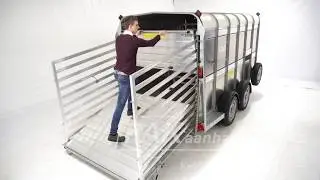 Ifor Williams tandemas veetrailer van PAK Aanhangwagens