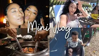 Mini VLOG | BDay Dinner at Palo Santo + Japanese BBQ with a Toddler + Park Day | Morgan Taylor