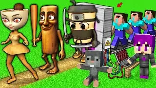 الة تحويل القرويين الي تونغ تونغ تونغ و اصدقائة الاشرار في ماين كرافت !!؟😱🔥