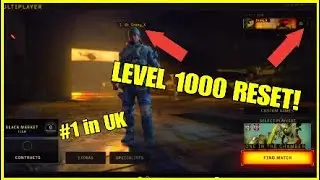 I RESET My Black Ops 4 Level 1000 Account...! (#1 in UK)