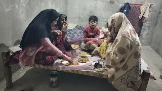 Village Traditional family vlogs|| Night Routine in village style|| bushra family vlogs 