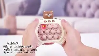 Latest Version Electronic Pop Quick Push Game Console Series Toy For Kids Bubble Pop Push It Puzzle