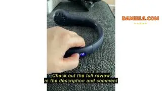 Review COKEEY Neck Fan, Portable Wearable Hands Free Fan,3000mAh USB Rechargeable Personal Fans,5 Sp