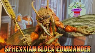 Sphexxian Block Commander Cosmic Legions Bug Action Figure Toy Review