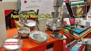 Screen Printing and Paper Plates Making Machine | Madurai Expo | Dreamer Paul Vlog
