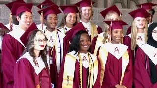 High School seniors visit old elementary school for senior walk
