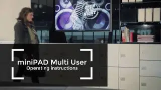BeCode miniPAD Multi-user operating instructions