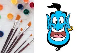 How To Draw Genie | Aladdin